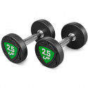 Polyuretan-hantlar, 10 par: 2.5 – 25 kg