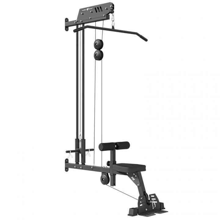 Latsdrag / sittande rodd, Väggmonterad med sits, Marbo Sport i gruppen Styrka / Styrketräningsmaskiner / Ryggmaskiner hos Sportgymbutiken.se (13-MS-W104)