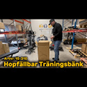 Träningsbänk, Hopfällbar, JTC Power