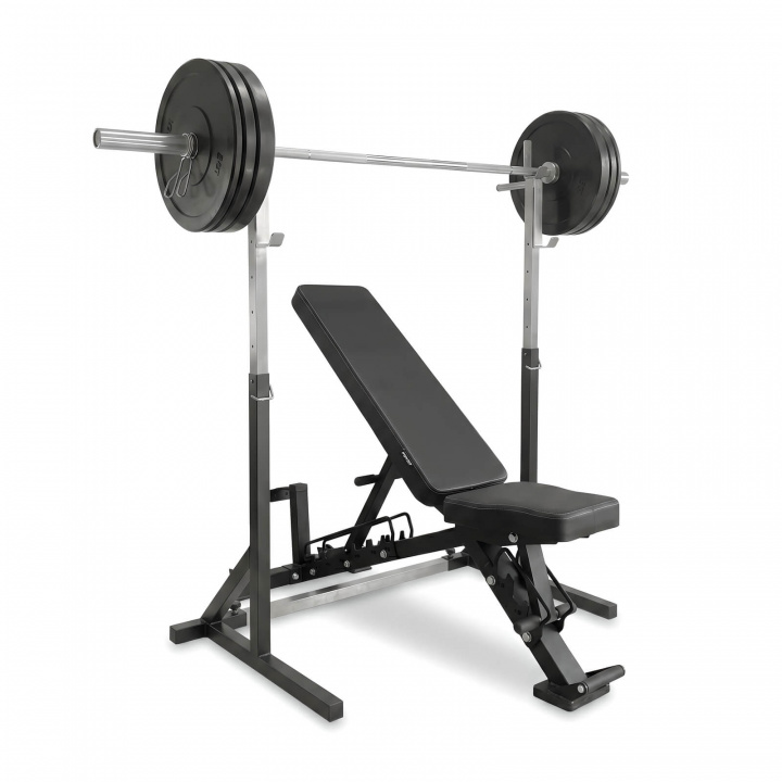 Kolla in Bänk, Ställning & Bumperset 80 kg, JTC Power hos SportGymButiken.se