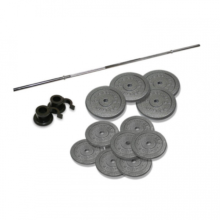 Kolla in Skivstångsset 87 kg, JTC Power hos SportGymButiken.se