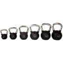 Kettlebellset, gummi/krom 4-24 kg, JTC Power