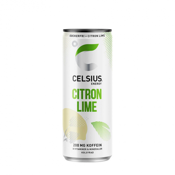 Kolla in Celsius, 355 ml, Lemon/Lime hos SportGymButiken.se