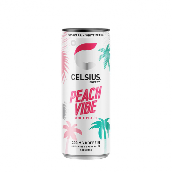 Kolla in Celsius Limited Edition, 355 ml, Peach Vibe hos SportGymButiken.se