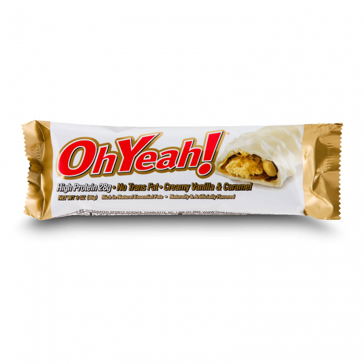 Kolla in Oh Yeah!, 85 g, creamy vanilla & caramel hos SportGymButiken.se