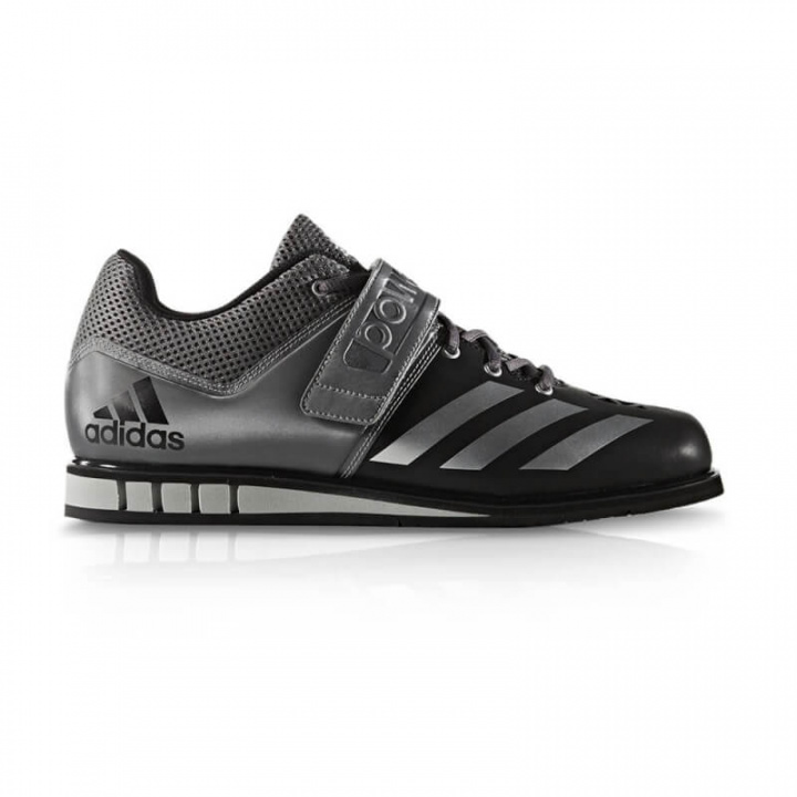 Kolla in Lyftarsko Powerlift 3.0, black/silver/iron, Adidas hos SportGymButiken.