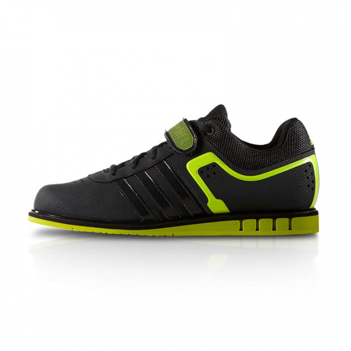 Kolla in Lyftarsko Powerlift 2.0, grey/yellow, Adidas hos SportGymButiken.se