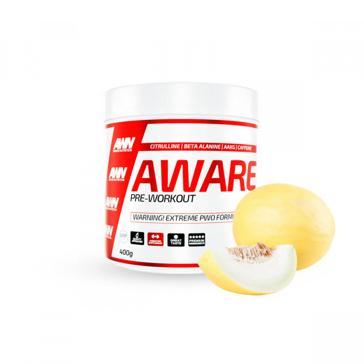 Kolla Aware PWO, 400 g, Honey Melon hos SportGymButiken.se