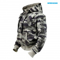 Heavy Street Hoodie, green camo print, Better Bodies