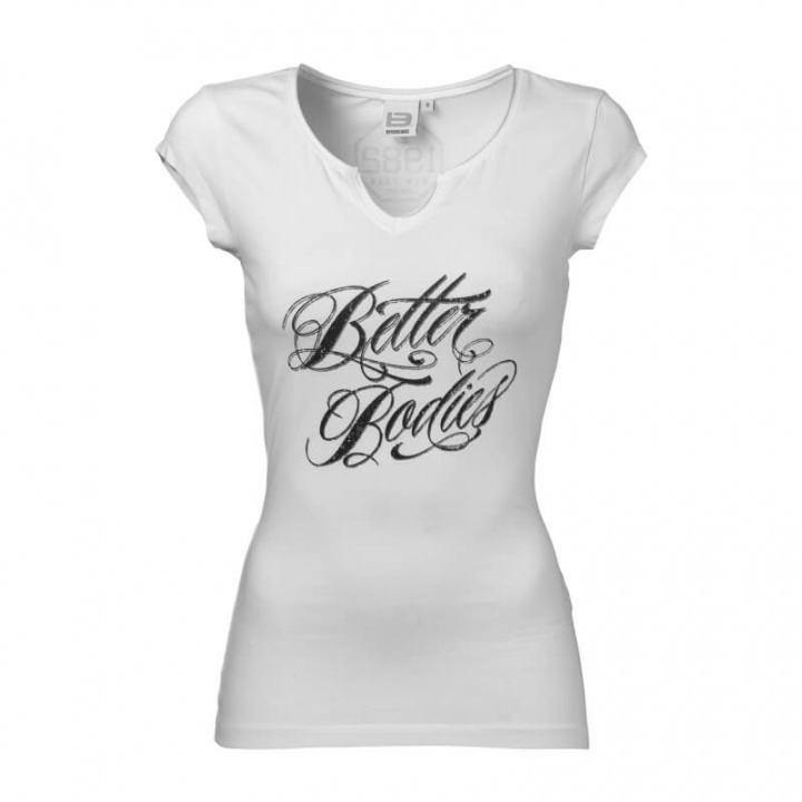 Kolla in Raw Energy Tee, white, Better Bodies hos SportGymButiken.se