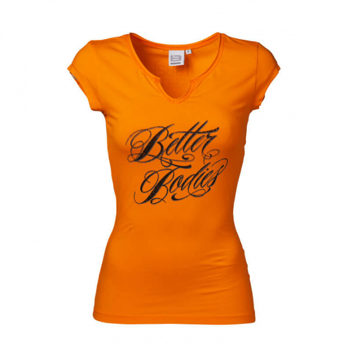 Kolla in Raw Energy Tee, bright orange, Better Bodies hos SportGymButiken.se