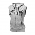 Athletic S/L Hood, grey melange, Better Bodies