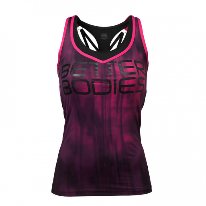 Kolla in 2-Layer Grunge Top, hot pink, Better Bodies hos SportGymButiken.se