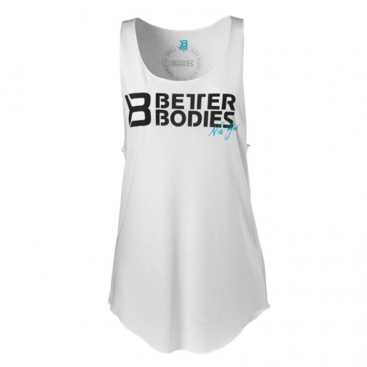 Kolla in Raw Cut Tank Top, white, Better Bodies hos SportGymButiken.se