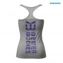 Fitness Logo Top, grey melange, Better Bodies