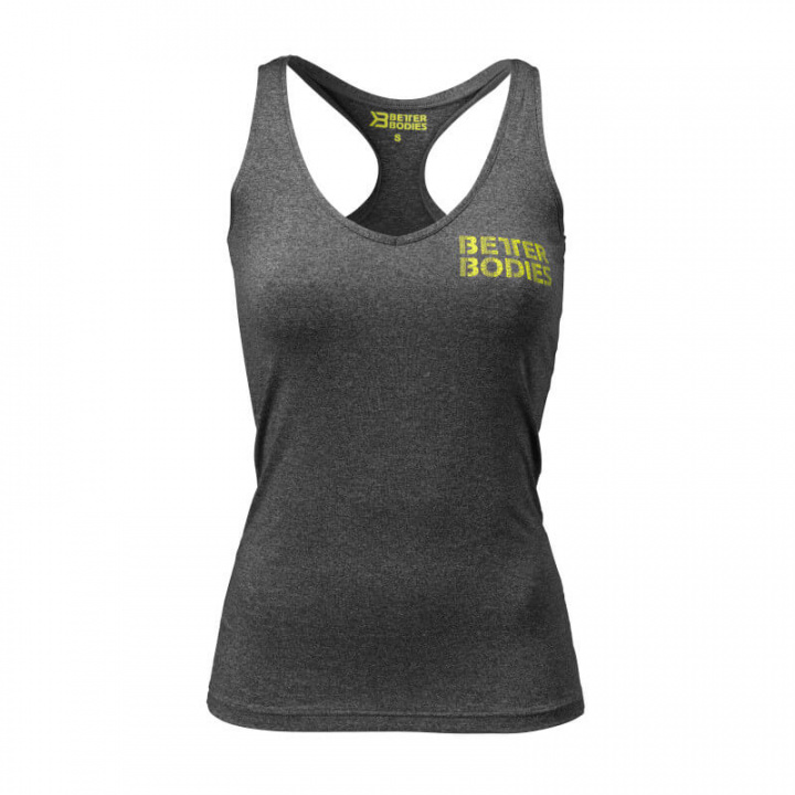 Kolla in Fitness Logo Top, antracite melange, Better Bodies hos SportGymButiken.