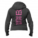 Soft Logo Hoodie, antracite melange/pink, Better Bodies