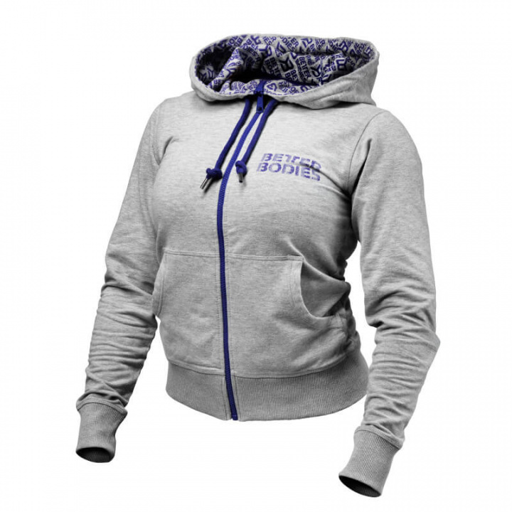 Kolla in Soft Logo Hoodie, grey melange, Better Bodies hos SportGymButiken.se