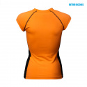 Zipped Tee, orange/black, Better Bodies