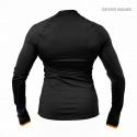 Zipped Long Sleeve, black/orange, Better Bodies