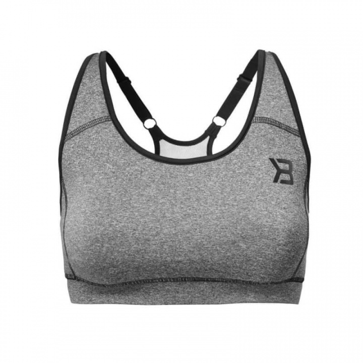 Kolla in Sports Bra, graphite melange, Better Bodies hos SportGymButiken.se