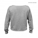 Cropped Sweater, grey melange, Better Bodies