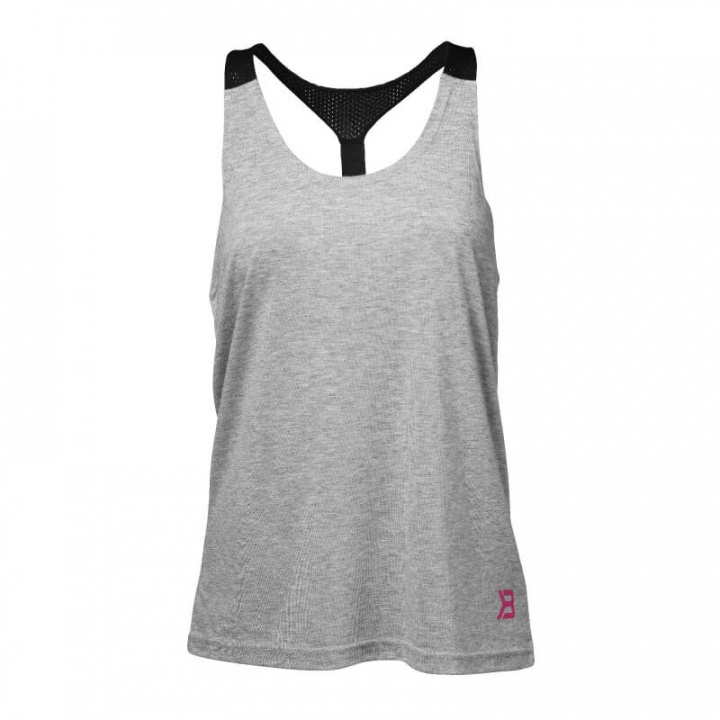 Kolla in Loose Fit Tank, grey melange, Better Bodies hos SportGymButiken.se