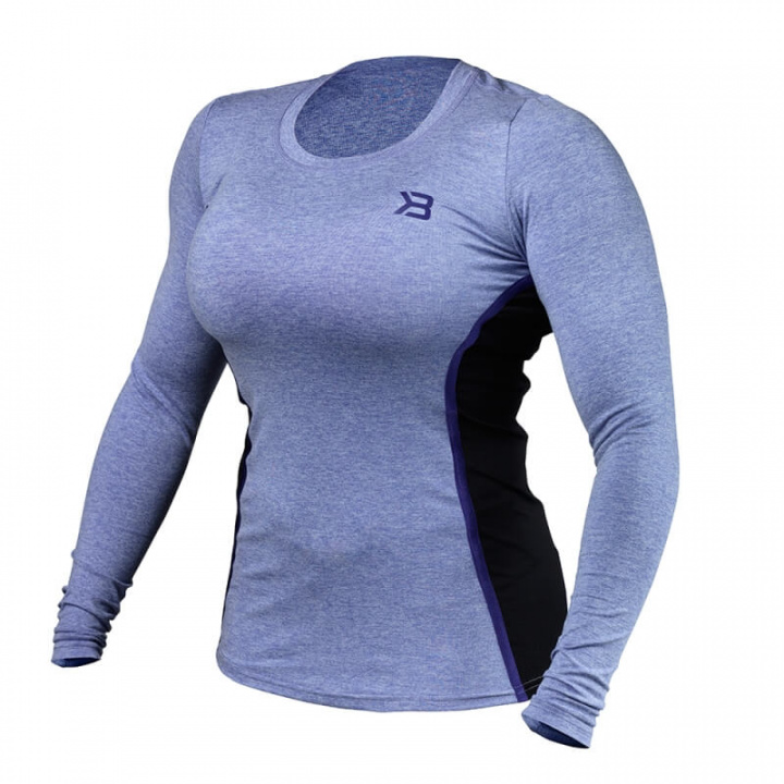 Kolla in Performance Shape Long Sleeve, purple melange, Better Bodies hos SportG