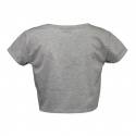 Cropped Tee, grey melange, Better Bodies