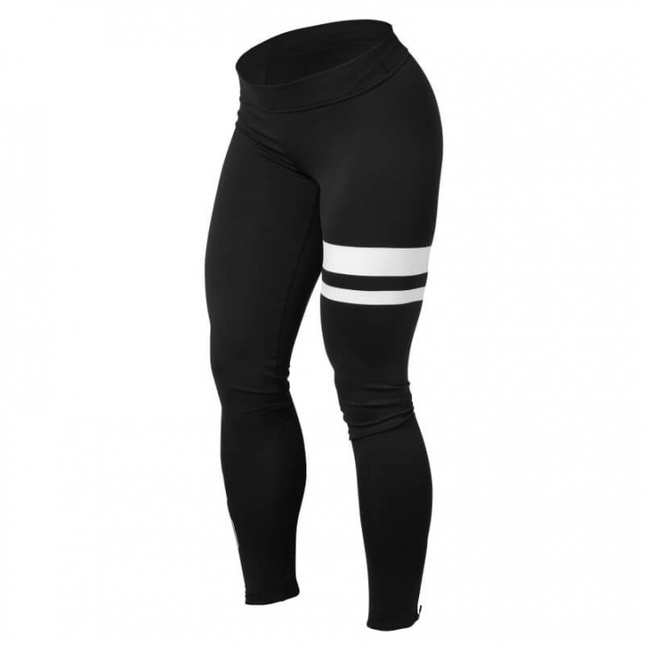 Kolla in Varsity Tights, LIMITED PRODUCTION, black/white, Better Bodies hos Spor