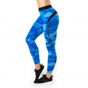 Fitness Curve Tights, blue camo, Better Bodies