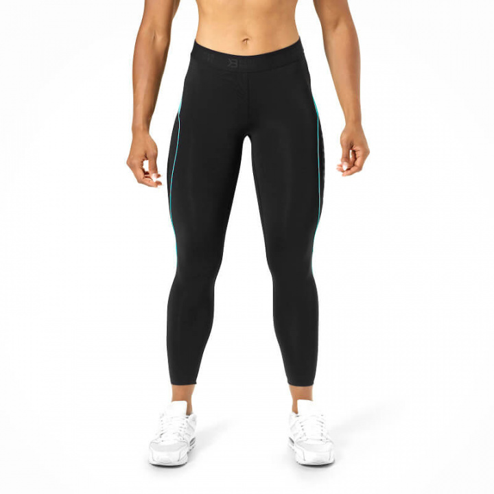 Kolla in Fitness Curve Tights, black/aqua, Better Bodies hos SportGymButiken.se