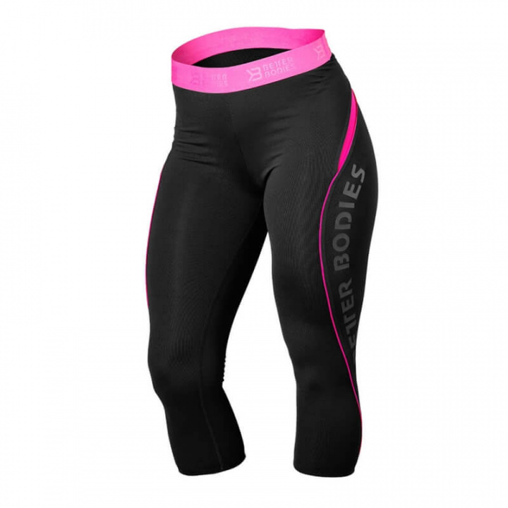 Kolla in Fitness Curve Capri, black/pink, Better Bodies hos SportGymButiken.se