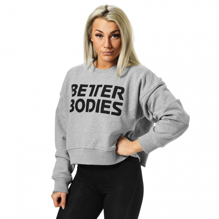 Kolla in Chelsea Sweater, grey melange, Better Bodies hos SportGymButiken.se