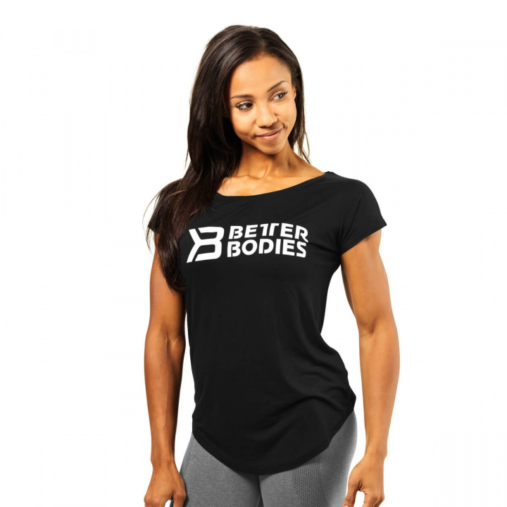 Kolla in Gracie Tee, black, Better Bodies hos SportGymButiken.se