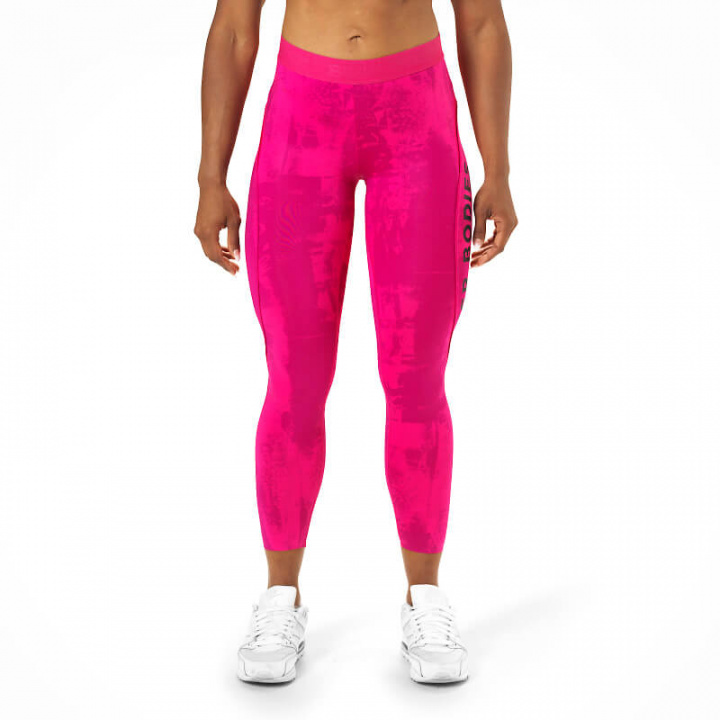 Kolla in Gracie Curve Tights, pink print, Better Bodies hos SportGymButiken.se