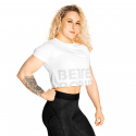 Astoria Cropped Tee, white, Better Bodies