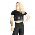 Astoria Cropped Tee, black, Better Bodies