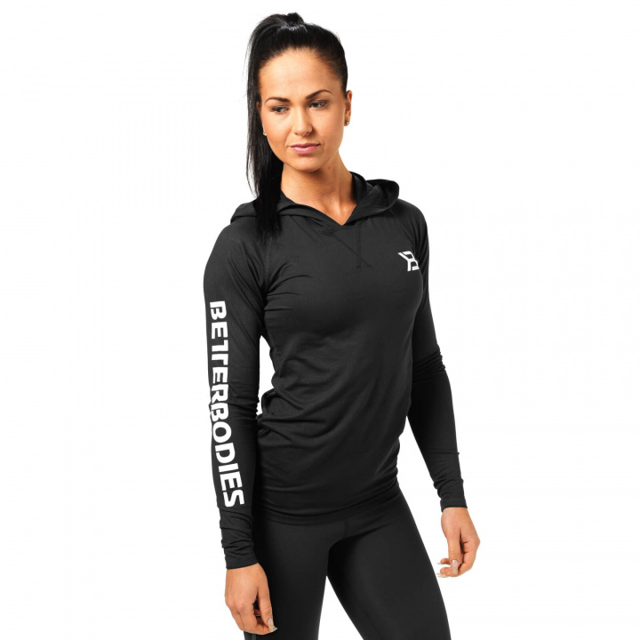 Kolla in Performance Ls Hood, black, Better Bodies hos SportGymButiken.se