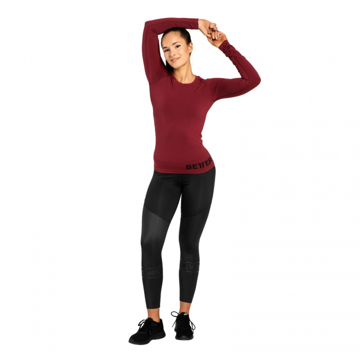 Kolla in Nolita Seamless Ls, sangria red, Better Bodies hos SportGymButiken.se