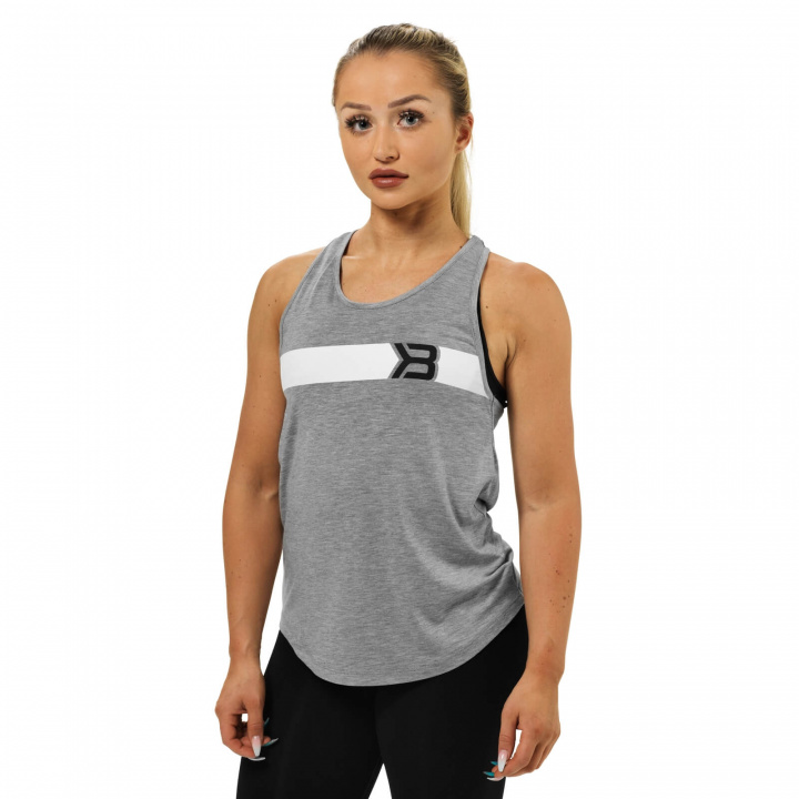 Kolla in Chrystie Cut Tank, greymelange, Better Bodies hos SportGymButiken.se