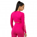 Bowery Cropped Ls, hot pink, Better Bodies