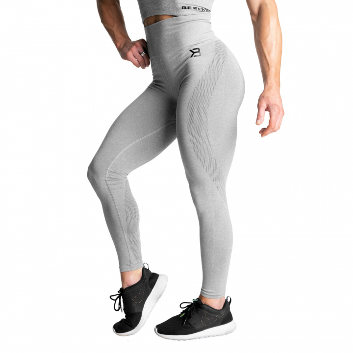 Kolla in Rockaway Tights, light grey melange, Better Bodies hos SportGymButiken.