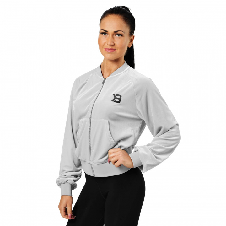 Kolla in Bowery Zip L/S, frost grey, Better Bodies hos SportGymButiken.se