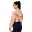 Chrystie Crop Hoodie, peach beige, Better Bodies