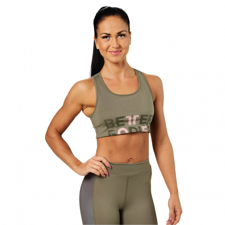 Kolla in Bowery Sports Bra, wash green, Better Bodies hos SportGymButiken.se