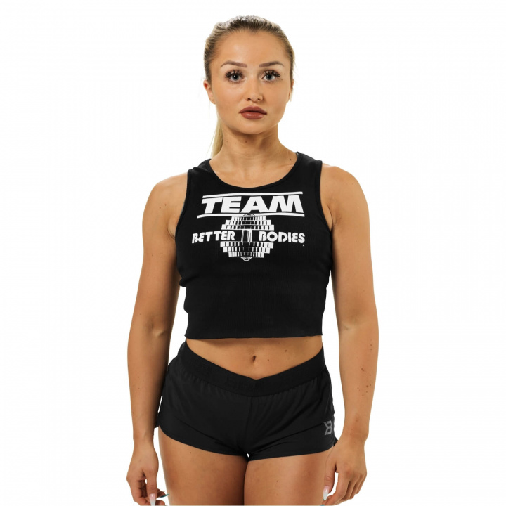 Kolla in Team Bb Rib Tank, black, Better Bodies hos SportGymButiken.se