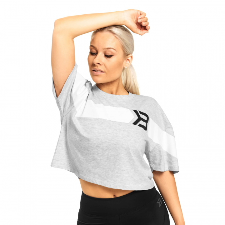 Kolla in Chrystie Tee, white melange, Better Bodies hos SportGymButiken.se