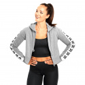 Vesey Cropped Hood, grey melange, Better Bodies