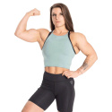 Performance Crop Halter, teal green, Better Bodies